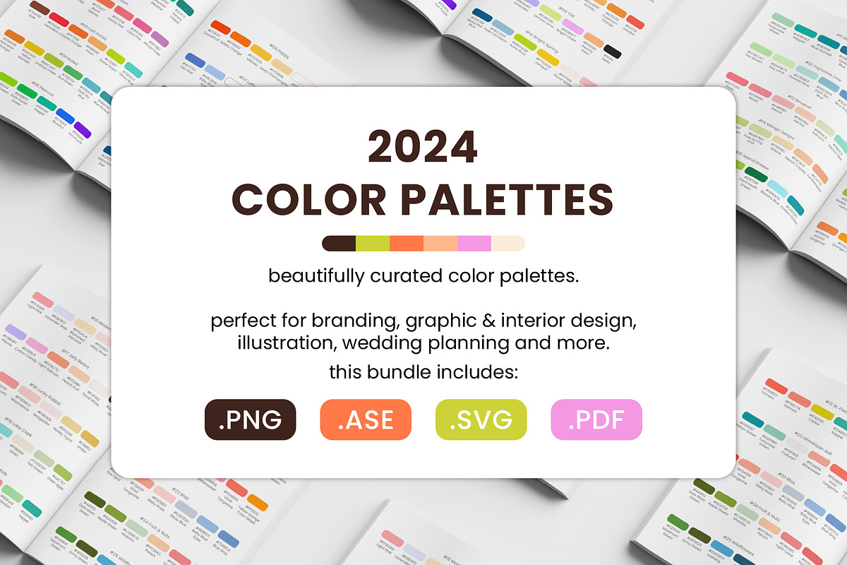2024 Color Palettes, a Palette Add-On by Ellen Carty Design (Photo 1 of 17)