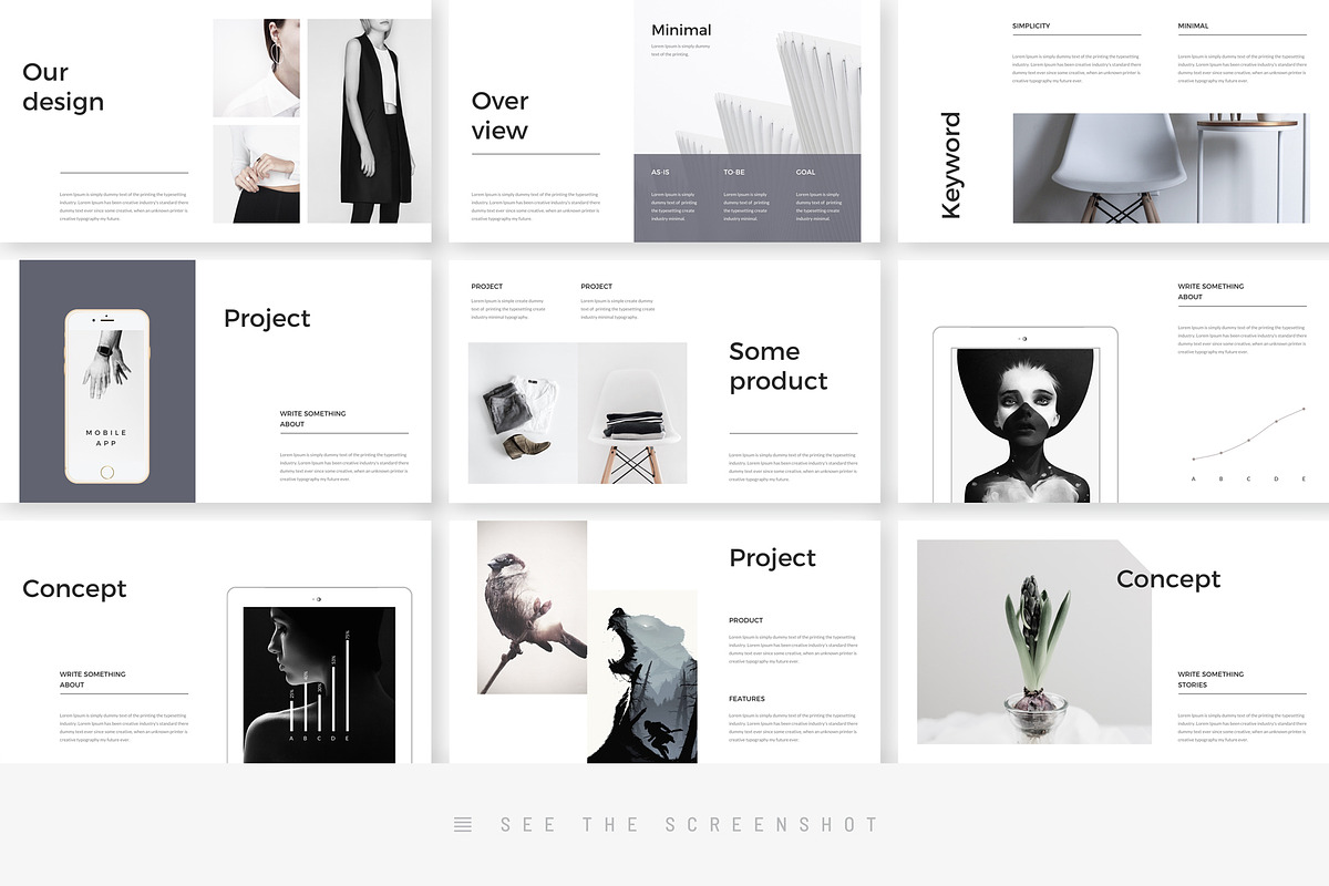 Canva Minimal Google Slides Template, a Presentation Template by ...