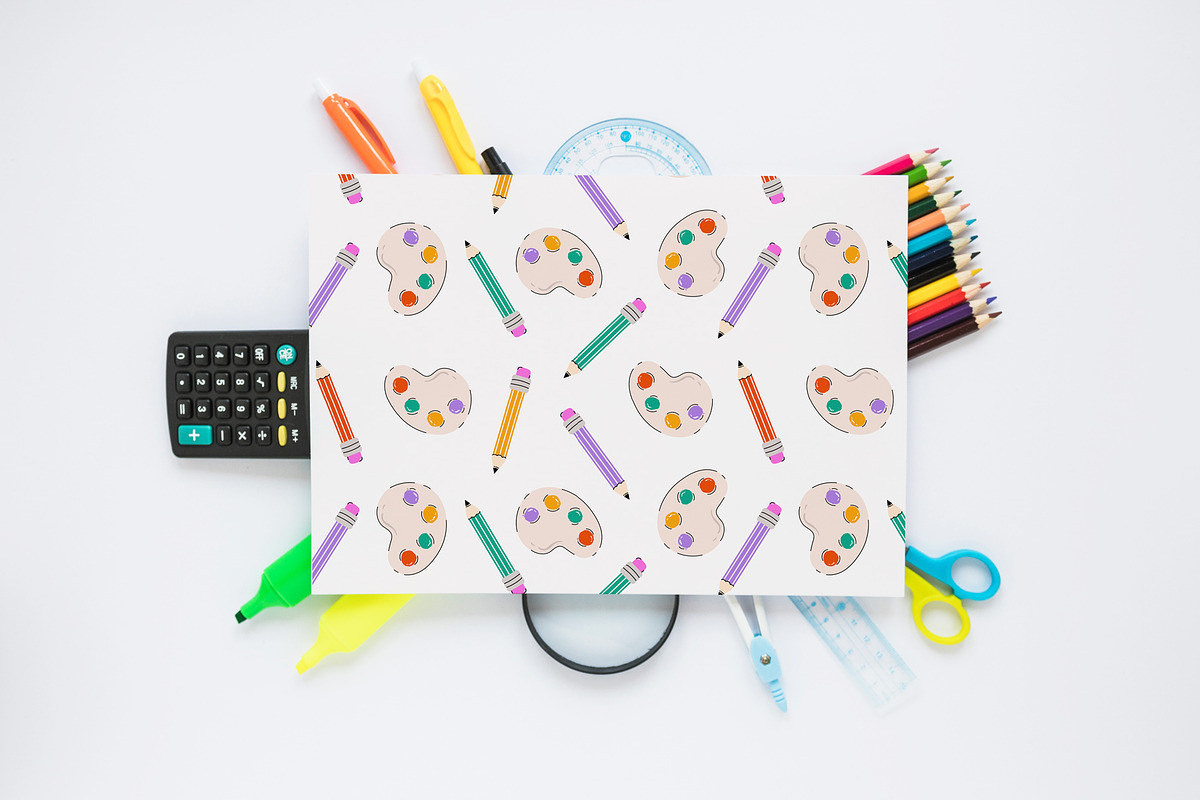 Back to School Pattern, a Pattern Graphic by Groovy Arts (Photo 4 of 5)