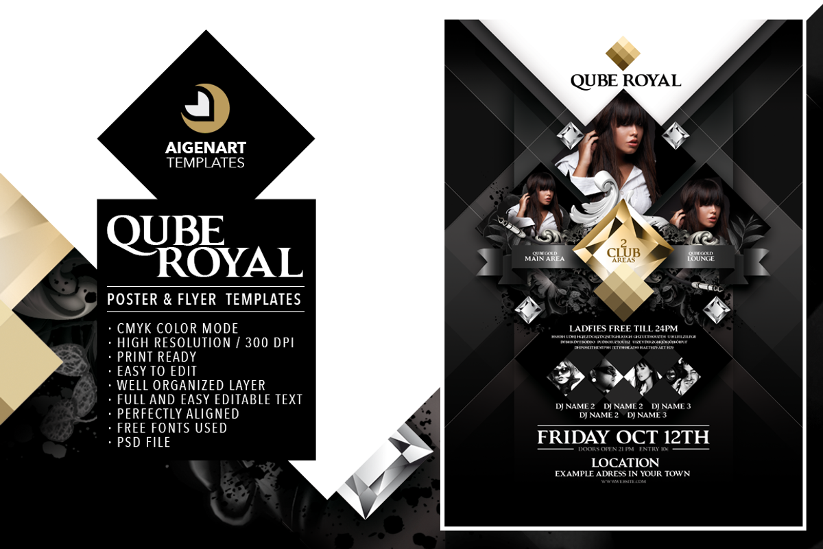 Qube Royal, a Flyer Template by aigenart (Photo 1 of 6)