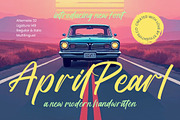 April Pearl Modern Handwritten, a Script Font by stylishtype.co (Thumbnail 1 of 20)