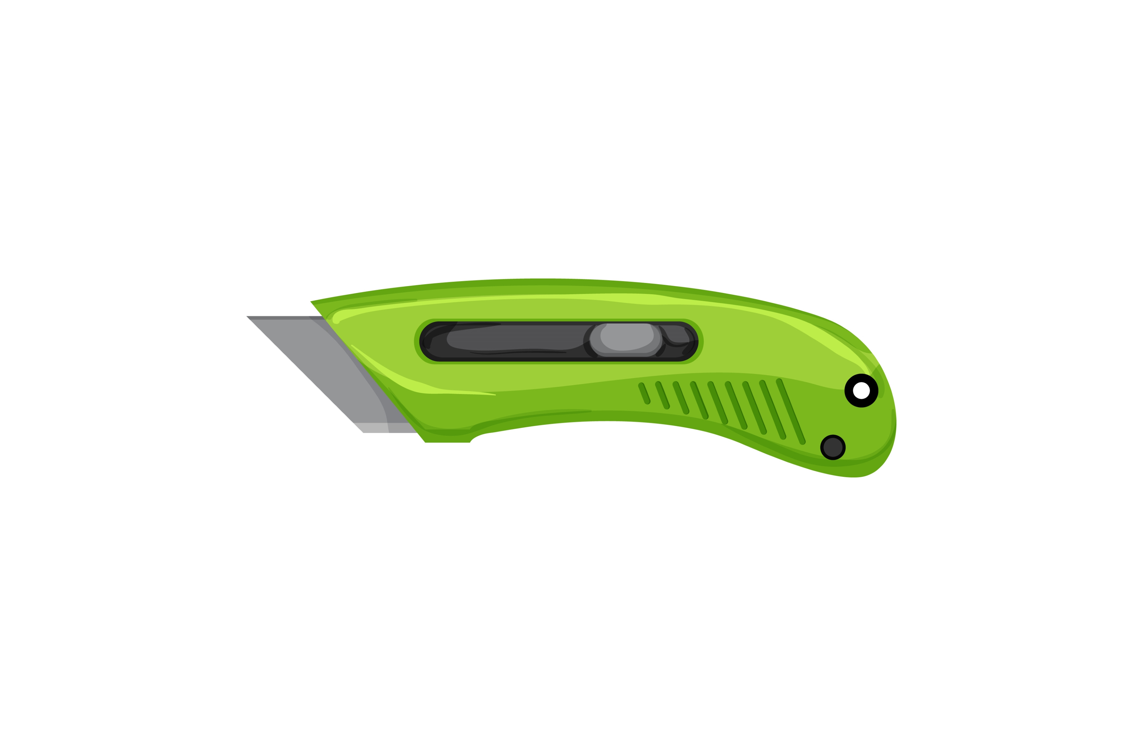 box cutter knife cartoon vector, an Object Graphic by pikepicture