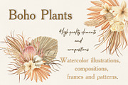 Watercolor boho collection, a Decorative Illustration by ViolettaKh (Thumbnail 1 of 14)