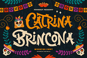 Catrina Brincona - Muertos Font, a Serif Font by Inviline.co (Thumbnail 1 of 15)