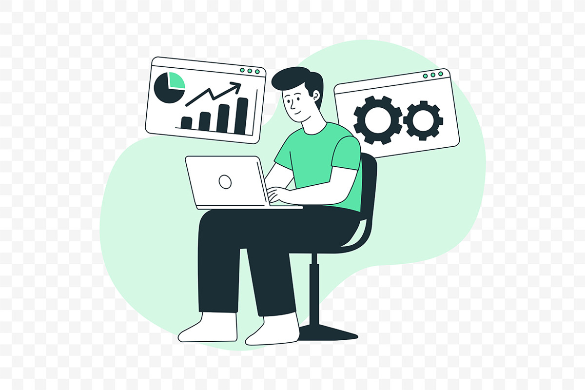 Business Data Analysis & Workflow, a Work Illustration by Partikusi Design (Photo 2 of 3)