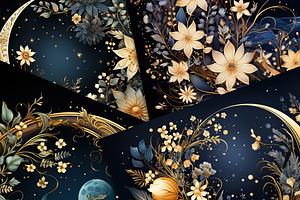 Stars, Blossoms, And Butterflies