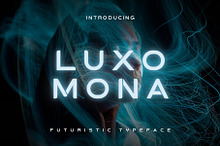 Luxomona - Futuristic AI Typeface