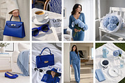 Blue Aesthetic Stock Photos, a Person Photo by Selenique Studio (Thumbnail 11 of 12)