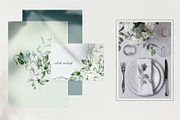 White flowers greenery watercolor, an Illustration by Kate Lanbina (Thumbnail 10 of 16)