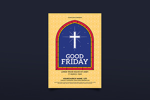 Good Friday, a Flyer Template by DesignWorkz