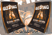 Boxing Final Match Sport Event Flyer, a Flyer Template by regalDRAW (Thumbnail 3 of 4)