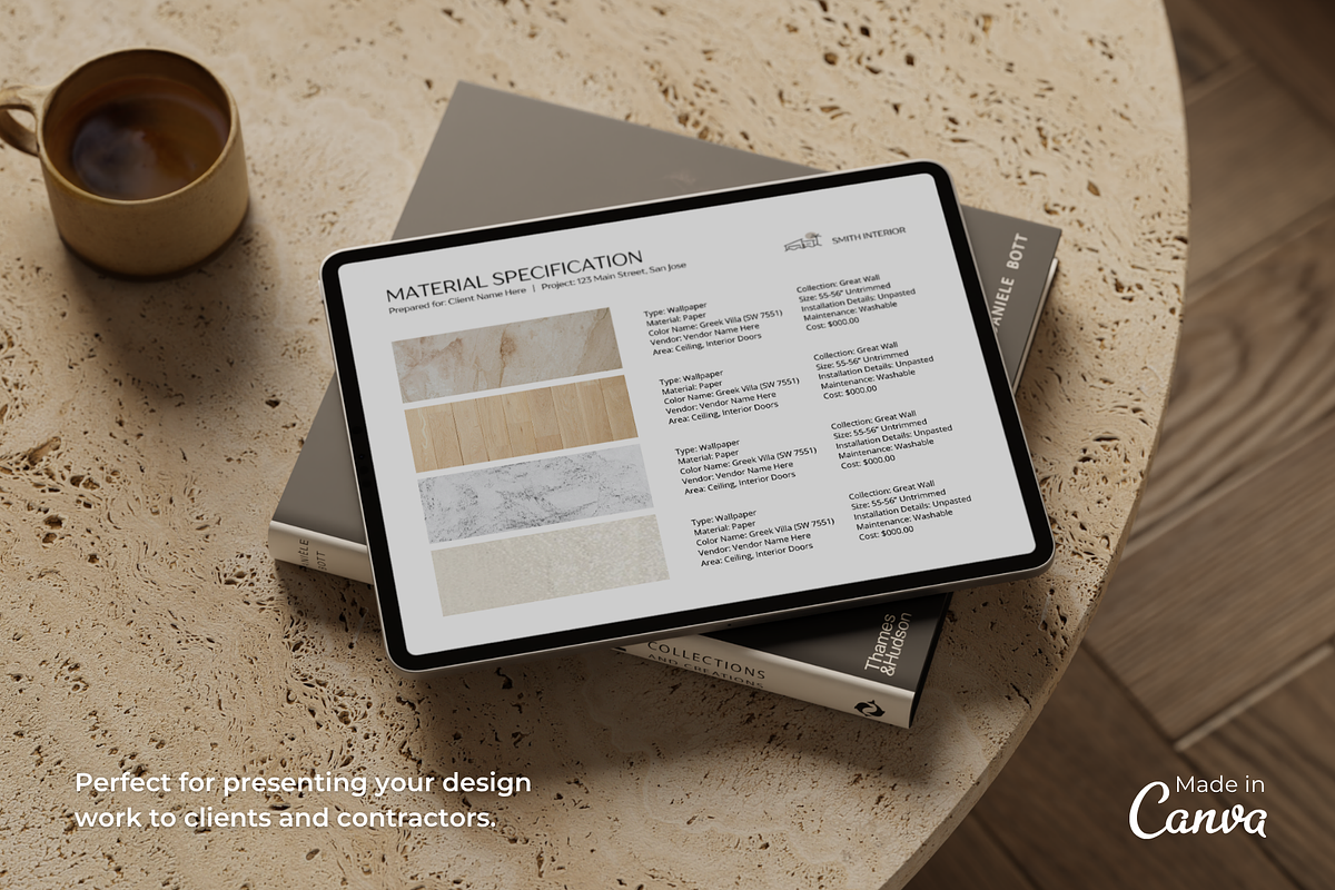 Finishes Schedule and Shopping List, a Presentation Template by ShopRShop (Photo 8 of 9)