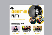 Happy Graduation Flyer Template, a Flyer Template by MightyDesign (Thumbnail 4 of 8)