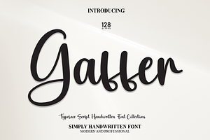 Gaffer Script Font