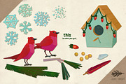 Graphics Bundle: Holiday Birdies, a Templates & Theme by Jenny Hansen Suites (Thumbnail 3 of 5)