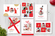 6 Simple Christmas Photo Cards, a Card Template by Vynetta (Thumbnail 4 of 4)