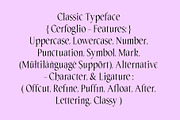 ED Cerfoglio - Classy Serif, a Serif Font by Emyself Design (Thumbnail 9 of 9)