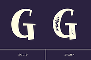 Fogleaf - The Natural Letterpress, a Serif Font by Graphicfresh (Thumbnail 5 of 8)