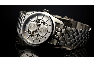 elegance silver metalic ai generated, a Beauty & Fashion Photo by pikepicture