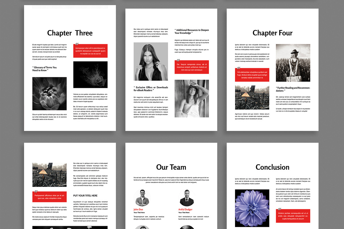 Ebook Design Layout, an UI Kit Template by MightyDesign (Photo 5 of 9)