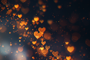 Elegant Bokeh Hearts