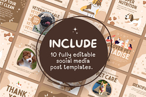 Pet Care Canva Social Media