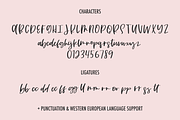 Looking Glass Script, a Script Font by Beck McCormick (Thumbnail 10 of 10)