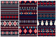 Xmas Geometric Patterns, a Pattern Graphic by Sunny_Lion (Thumbnail 1 of 4)