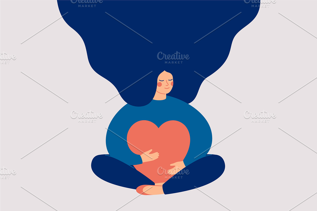 Love Yourself Concepts, a Healthcare Illustration by Mary Long (Photo 4 of 4)