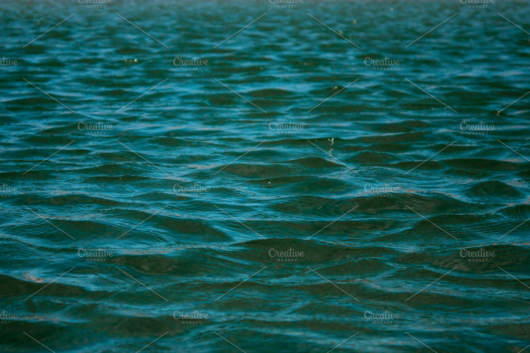 Lots of small waves on the sea., a Background Photo by Schreibikus