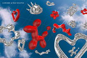 CHROME + LATEX 3D FontDuo Bitmap, a Font by Kasia Sokolovska (Thumbnail 4 of 6)