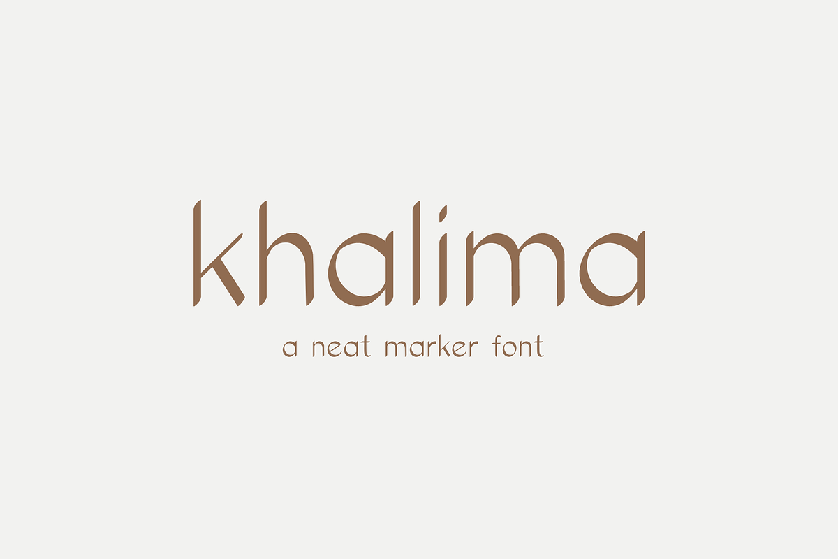Khalima Neat Marker Font, a Script Font by Sofia Skoog (Photo 1 of 15)