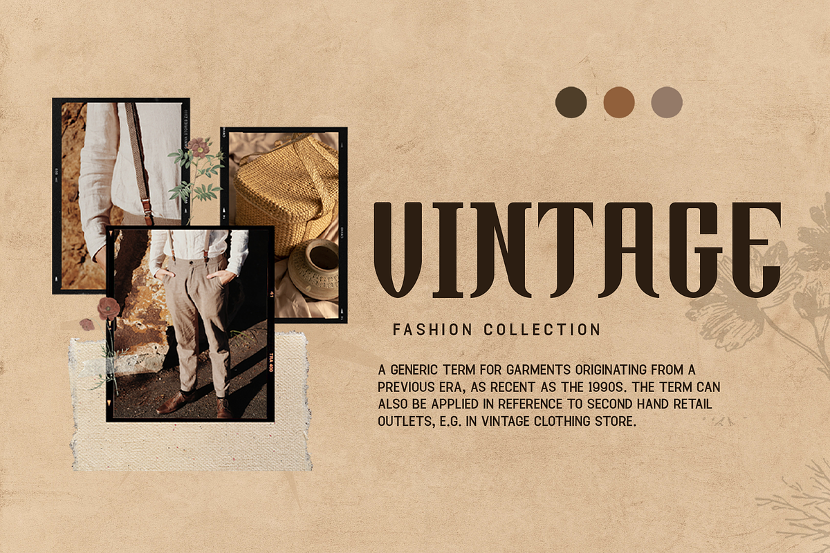 Orphic - Modern Vintage Font, a Handwritten Font by overlaytemplates (Photo 2 of 5)