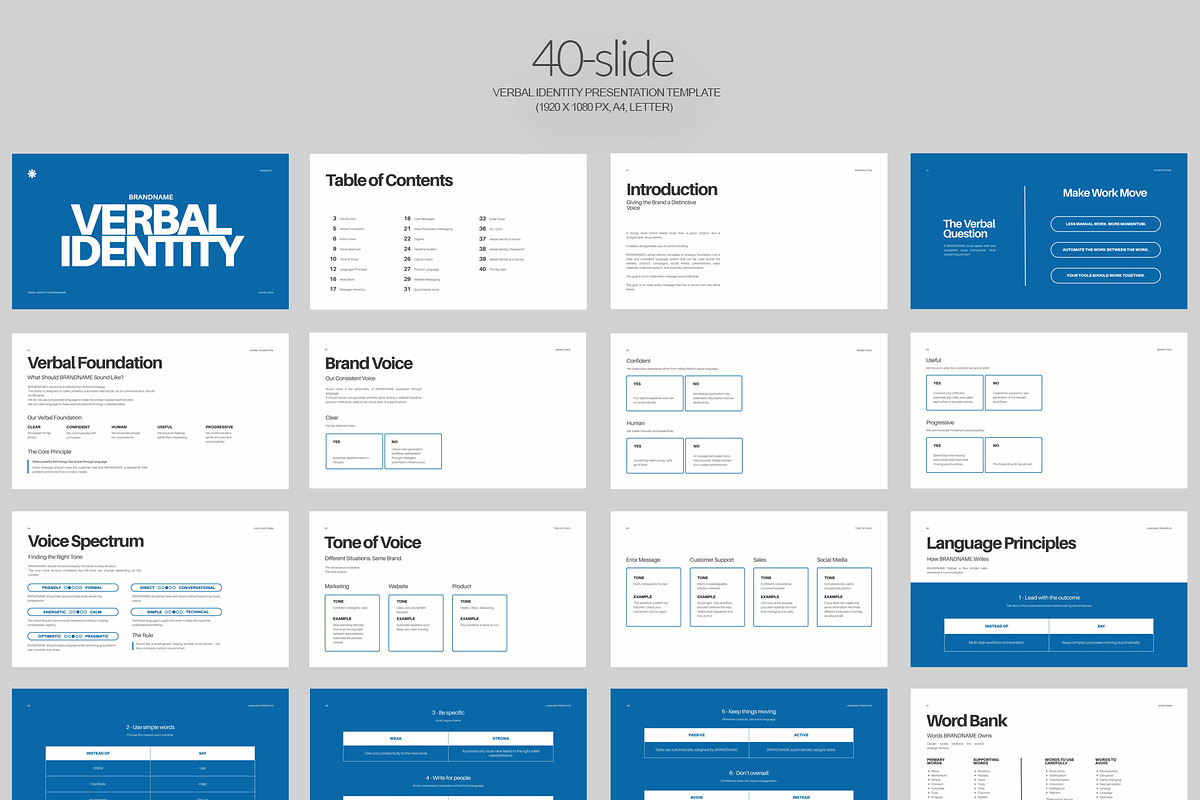 SaaS Verbal Identity Presentation, a Presentation Template by CreativeFolks (Photo 2 of 3)