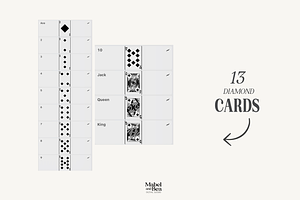 Playing Card Stamp Brush Set