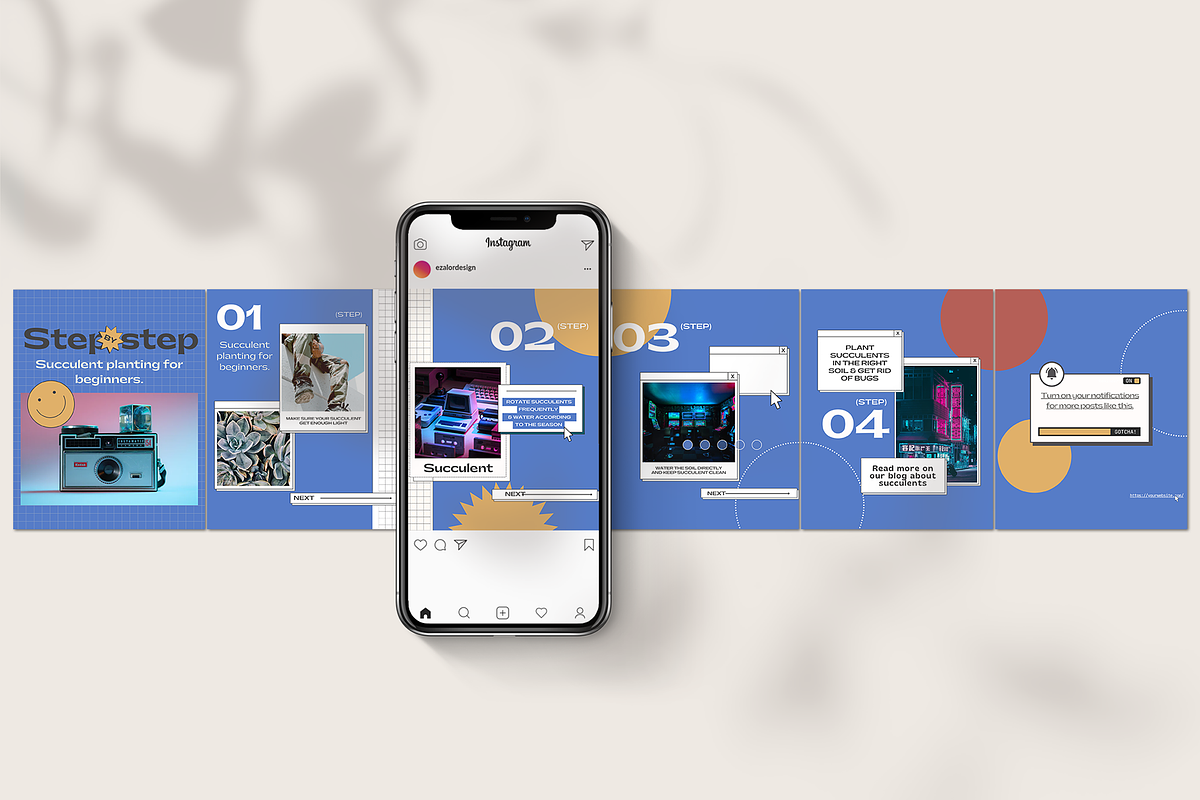 Instagram Carousel Retro CANVA, a Social Media Template by Analogi Studio (Photo 22 of 25)