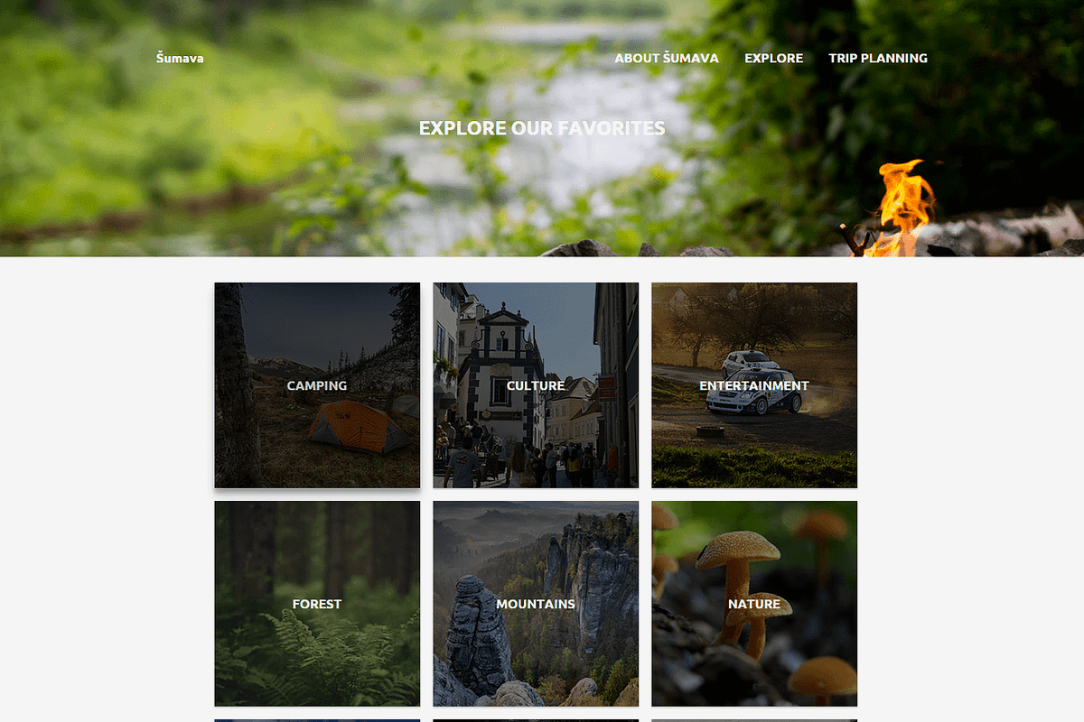 Sumava: Minimalist Website Template, a HTML Template by Devero (Photo 5 of 6)