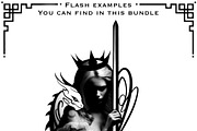 Special Blackwork Procreate tattoo, a Brush Add-On by ProcreateInk (Thumbnail 4 of 7)