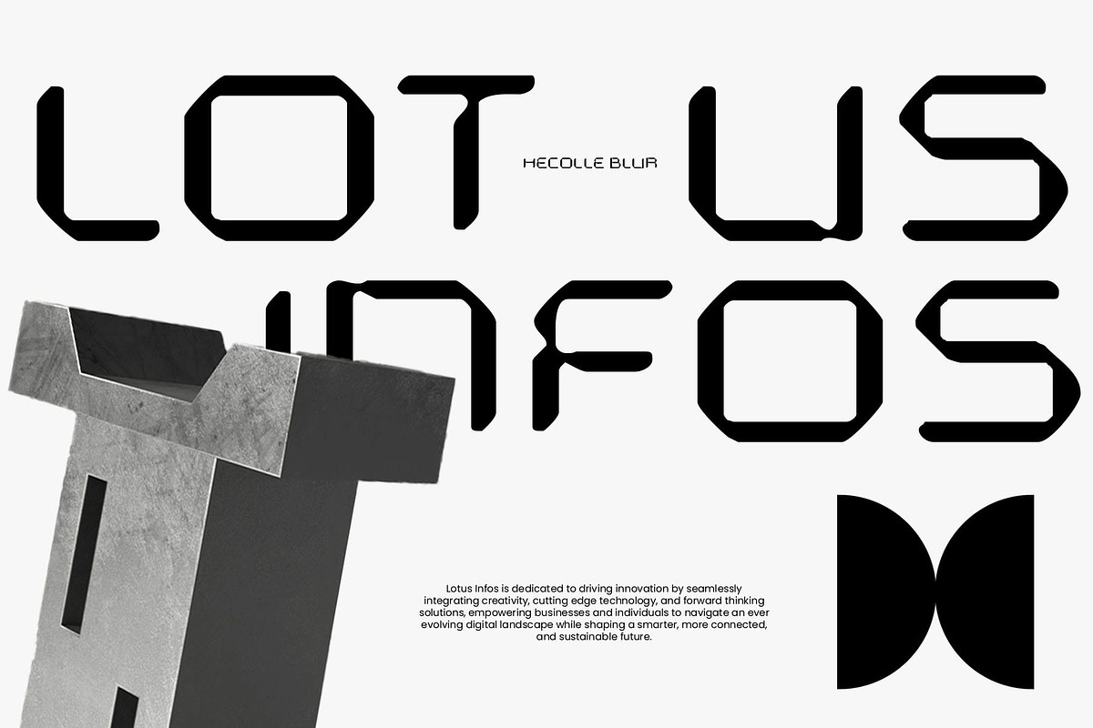 Hecolle Blur, a Sans Serif Font by Craft Supply Co. (Photo 2 of 8)