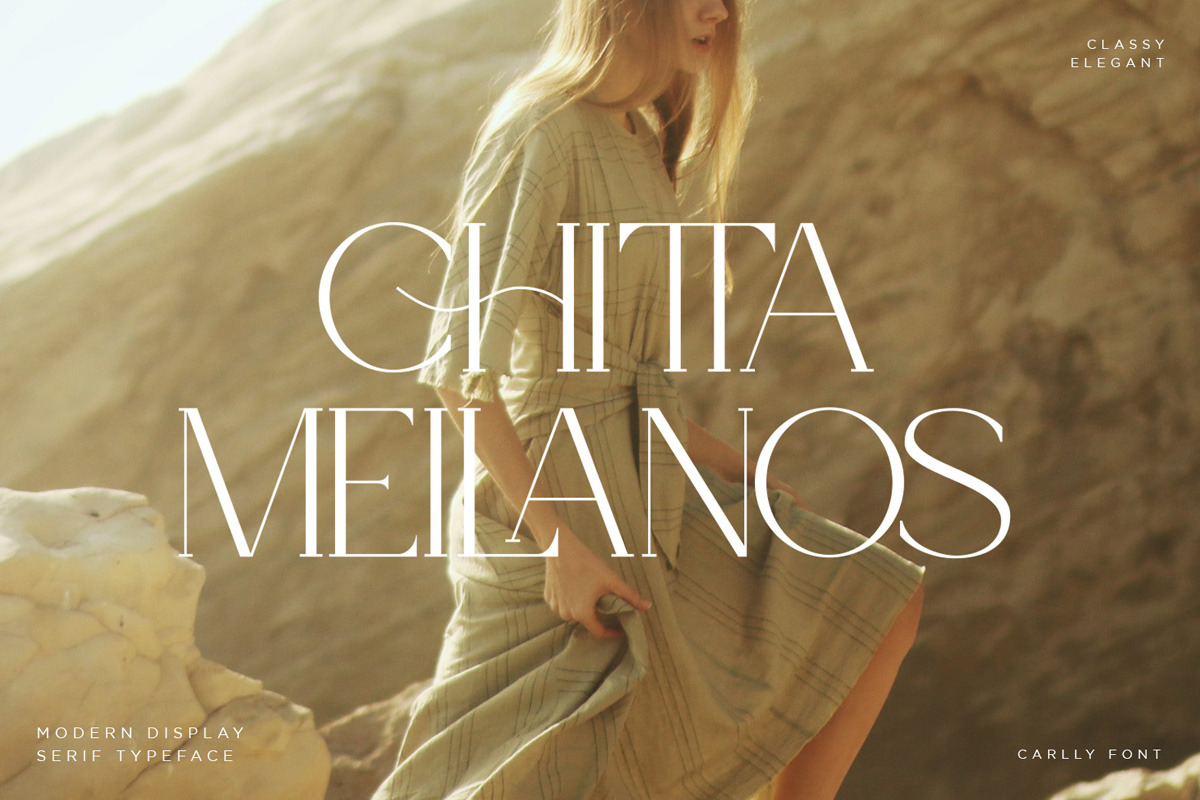 Carlly | Modern Elegant, a Serif Font by Pentagonistudio (Photo 2 of 10)
