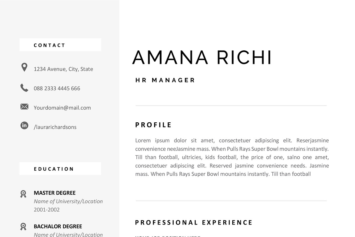 Top selling 30 Resumes Bundle, a Resume Template by paulresume (Photo 7 of 10)