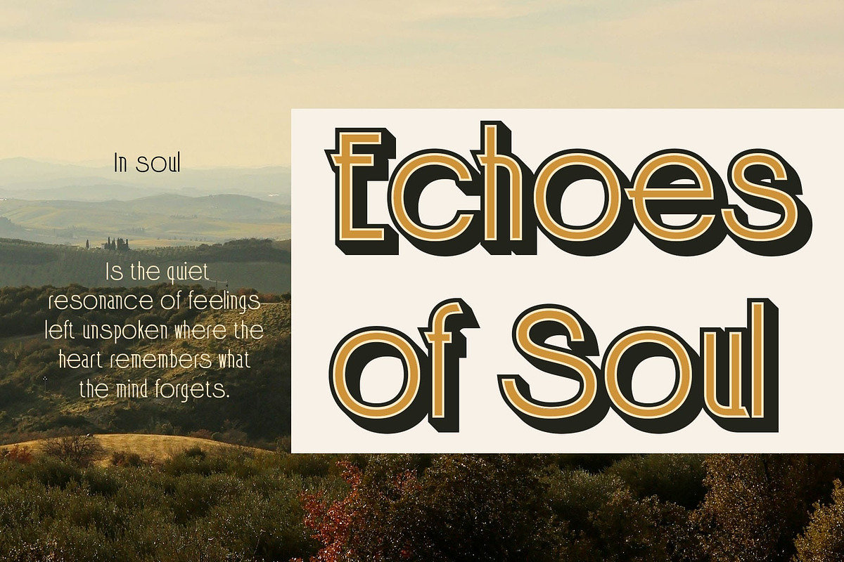 Jerio 3D, a Sans Serif Font by Craft Supply Co. (Photo 6 of 8)