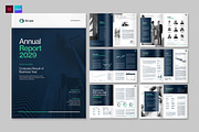 Annual Report Template, a Brochure Template by BrandPacks (Thumbnail 1 of 5)