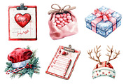 Christmas Nurse Clipart Set, an Illustration by Daily.Designs (Thumbnail 2 of 5)