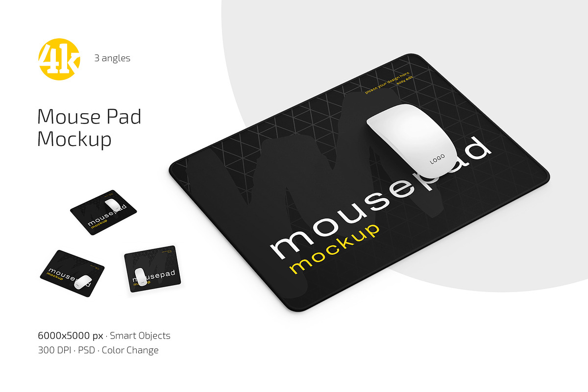 Mouse Pad Mockup Set, a Product Mockup by Country4k (Photo 1 of 4)