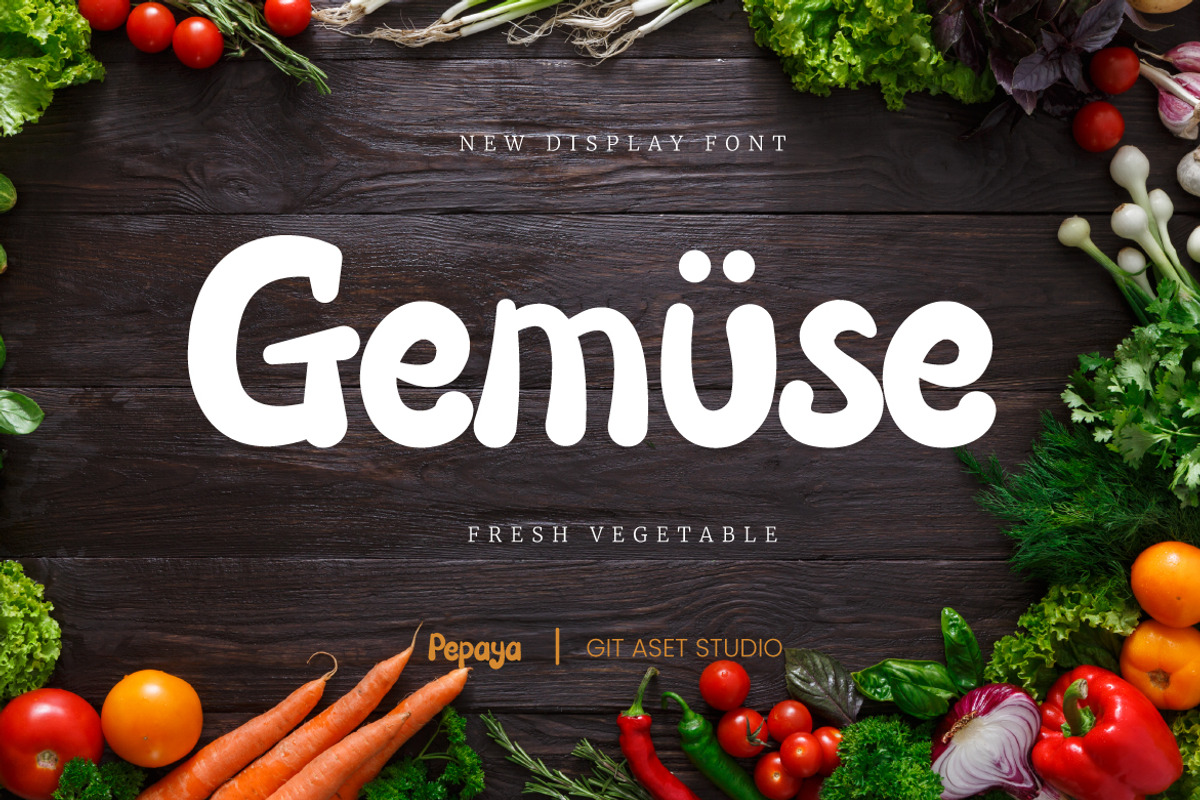 Pepaya - Display Playful Font, a Handwritten Font by gitasetstudio (Photo 6 of 6)