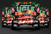 Christmas Ugle Sweater Party Flyer, a Flyer Template by RTXdesinger99 (Thumbnail 1 of 3)