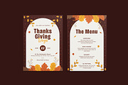 Browny Thanksgiving Days Invitation, an Invitation Template by iDoodle Studio (Thumbnail 1 of 4)