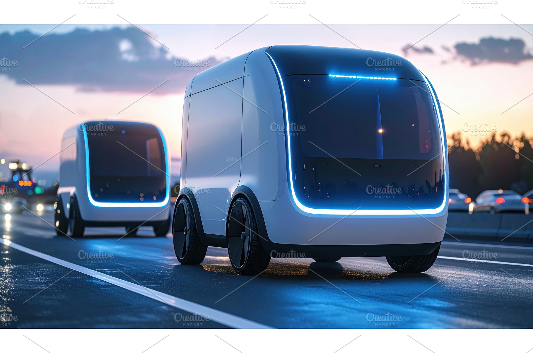 Autonomous electric delivery, a Transportation Photo by Igor Tichonow