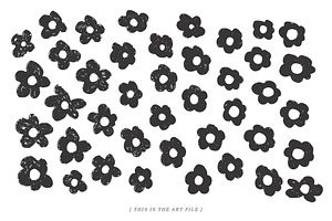 41 Hand-Drawn Flowers